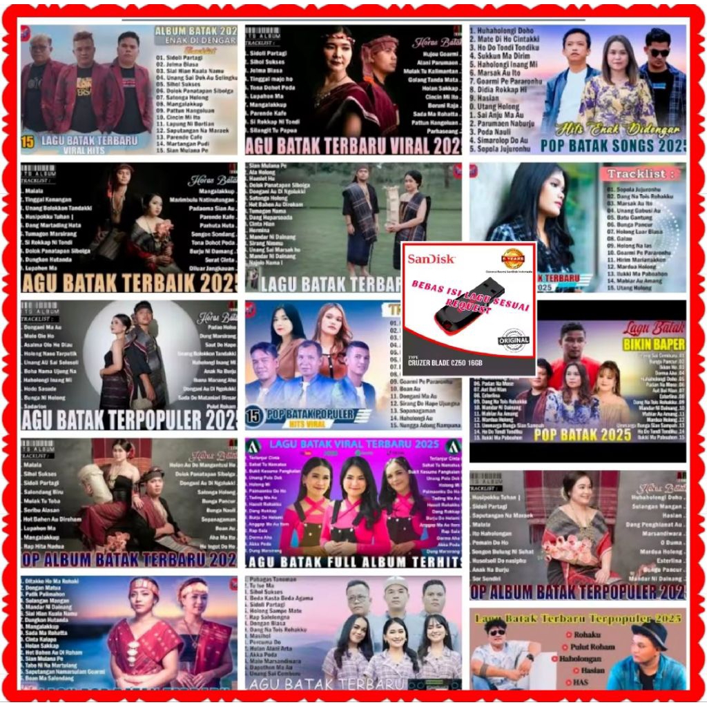 FLASHDISK LAGU BATAK-FLASHDISK USB FULL LAGU BATAK-FLASHDISK MUSIK MOBIL LAGU BATAK-FLASHDISK BATAK