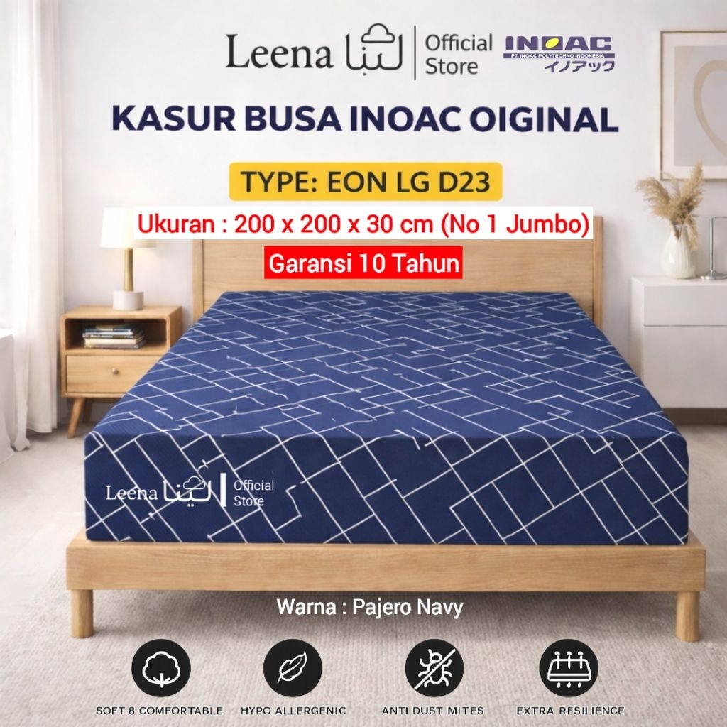 Kasur Busa Inoac Original Ukuran 200x200x30 cm - kasur no1 JUMBO Inoac D23 garansi 10 Tahun