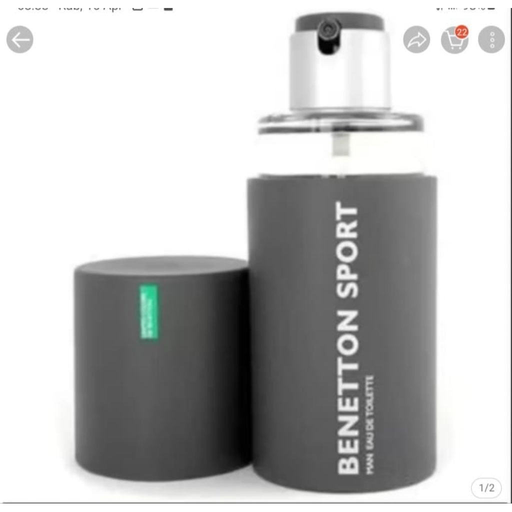 Parfum Benetton Sport Man 100ml (original reject no box eropa)
