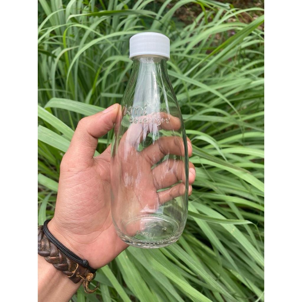 BOTOL KACA BENING 250ml