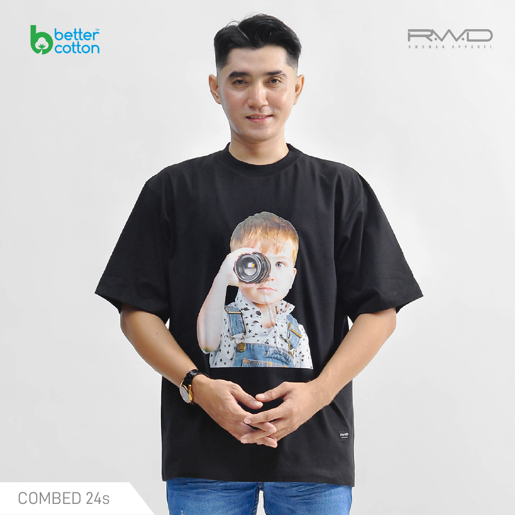 RWDMAN - Cotton BCI T-Shirt Pria Oversize On Shoot HDR 02.100