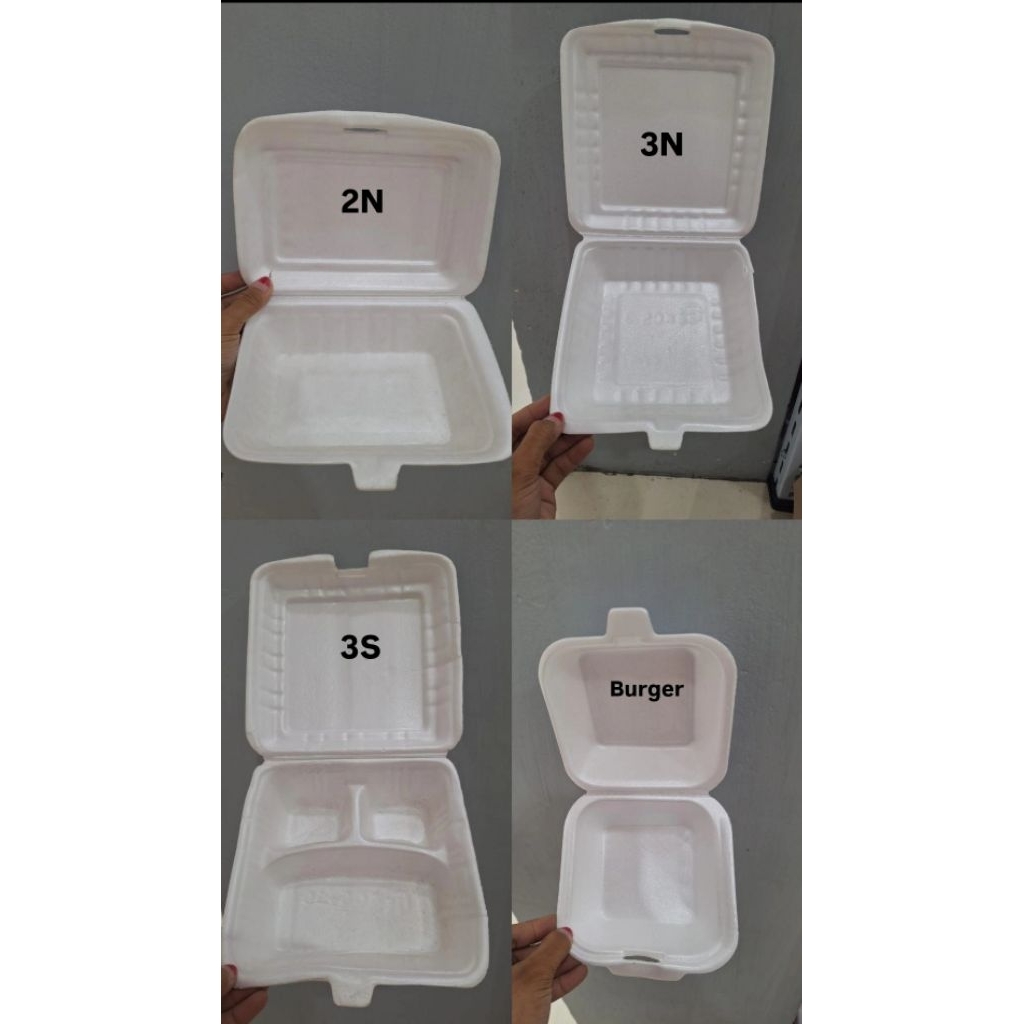 STEROFOM / STYROFOAM BOX NASI / BOX BURGER