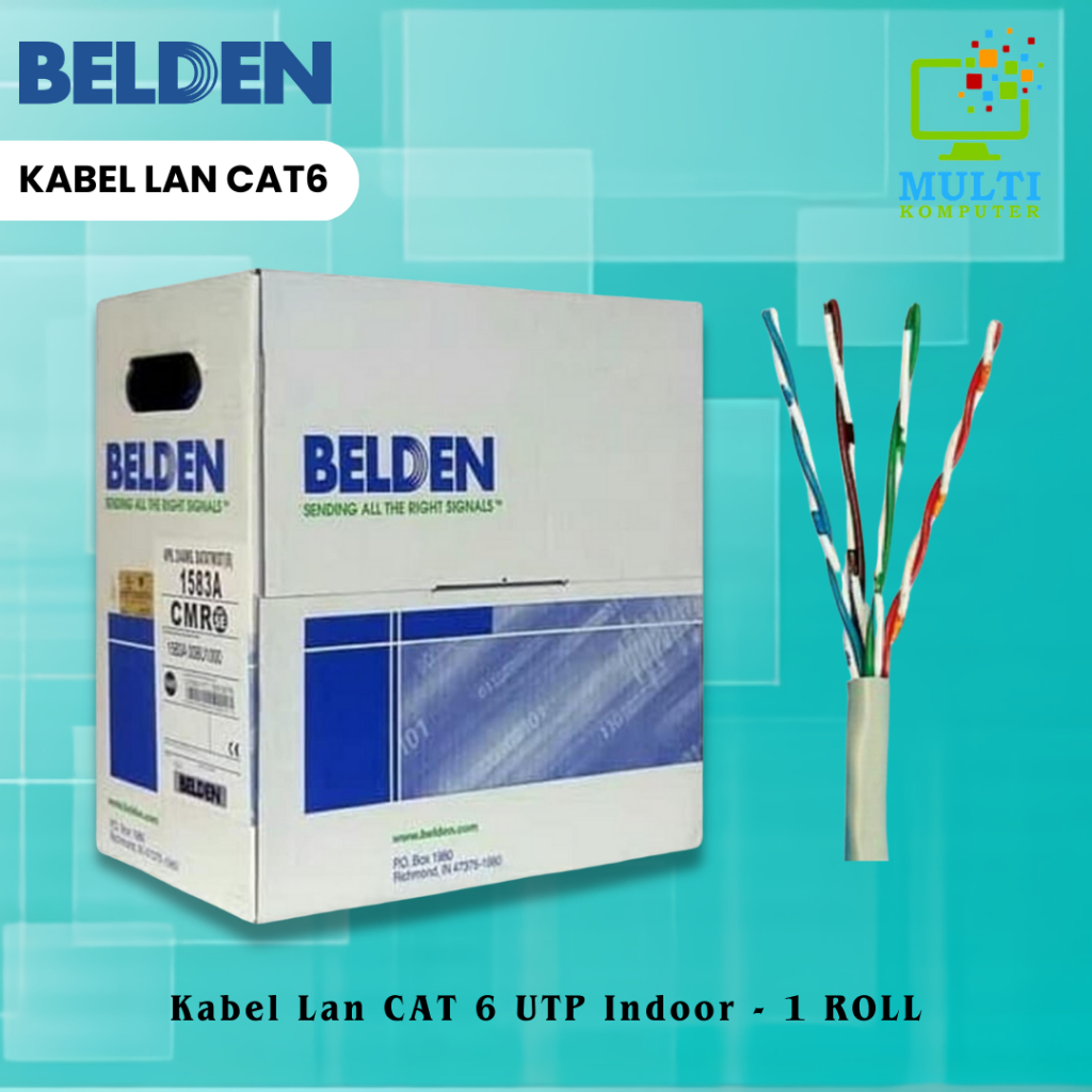 Kabel Lan Belden UTP Cat 6 305M / 305 Meter