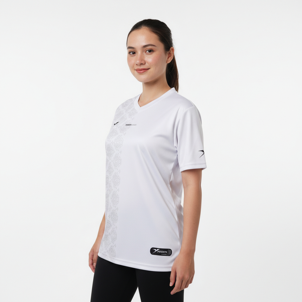 Yoozh R-FLOWER SILVER baju badminton jersey badminton kaos badminton yoozh original