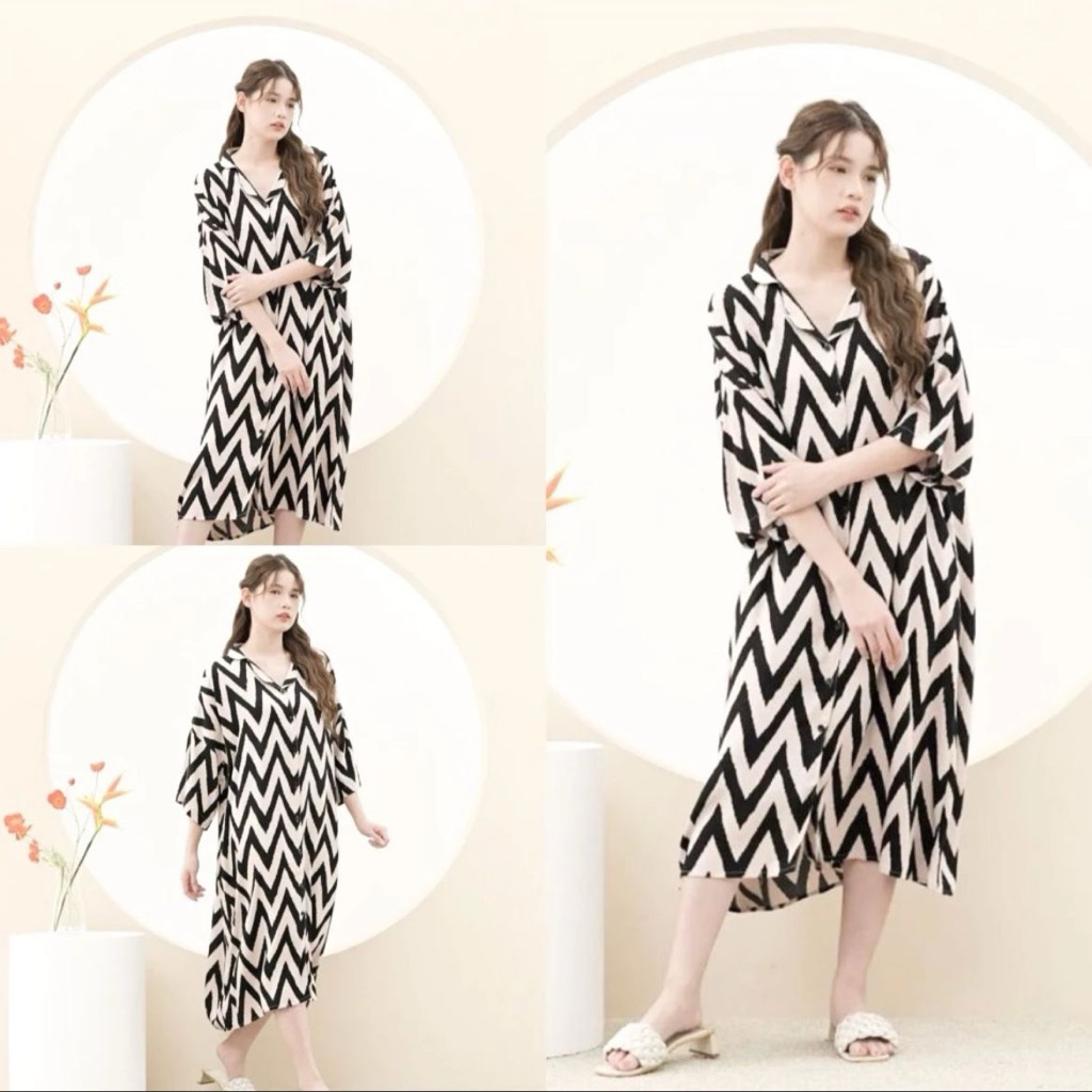 Nagita Dress Rayon Viscose/Outer/Daster busui (2)