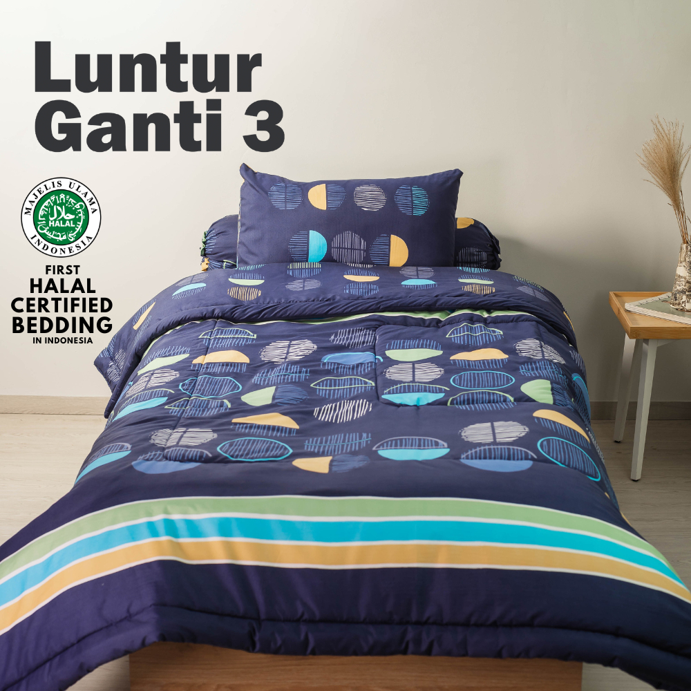 Vito -  Bed Cover Set Fitted 180x200 King 160x200 Queen Minimalist Aesthetic Tinggi 20 cm