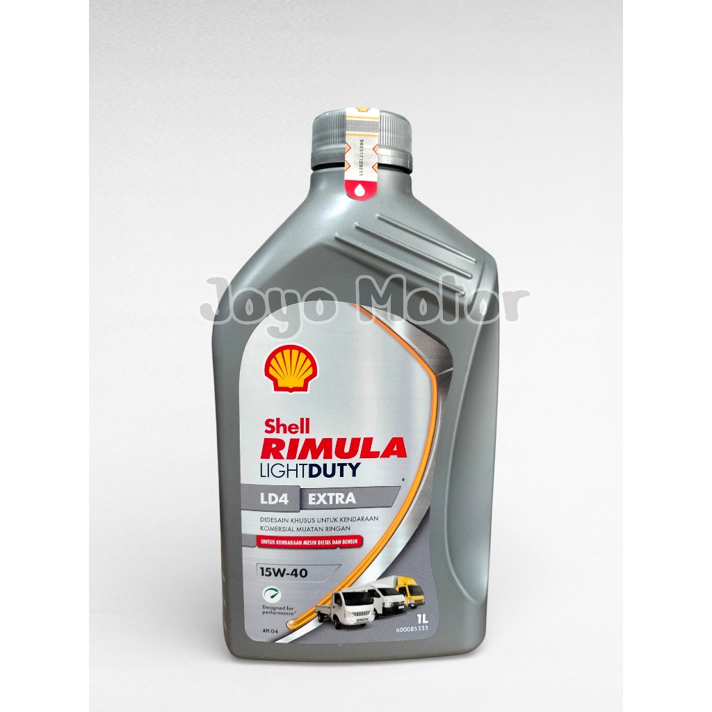 Oli Mesin Shell Rimula Rimula Light Duty LD4 Extra 15W-40  1 Liter