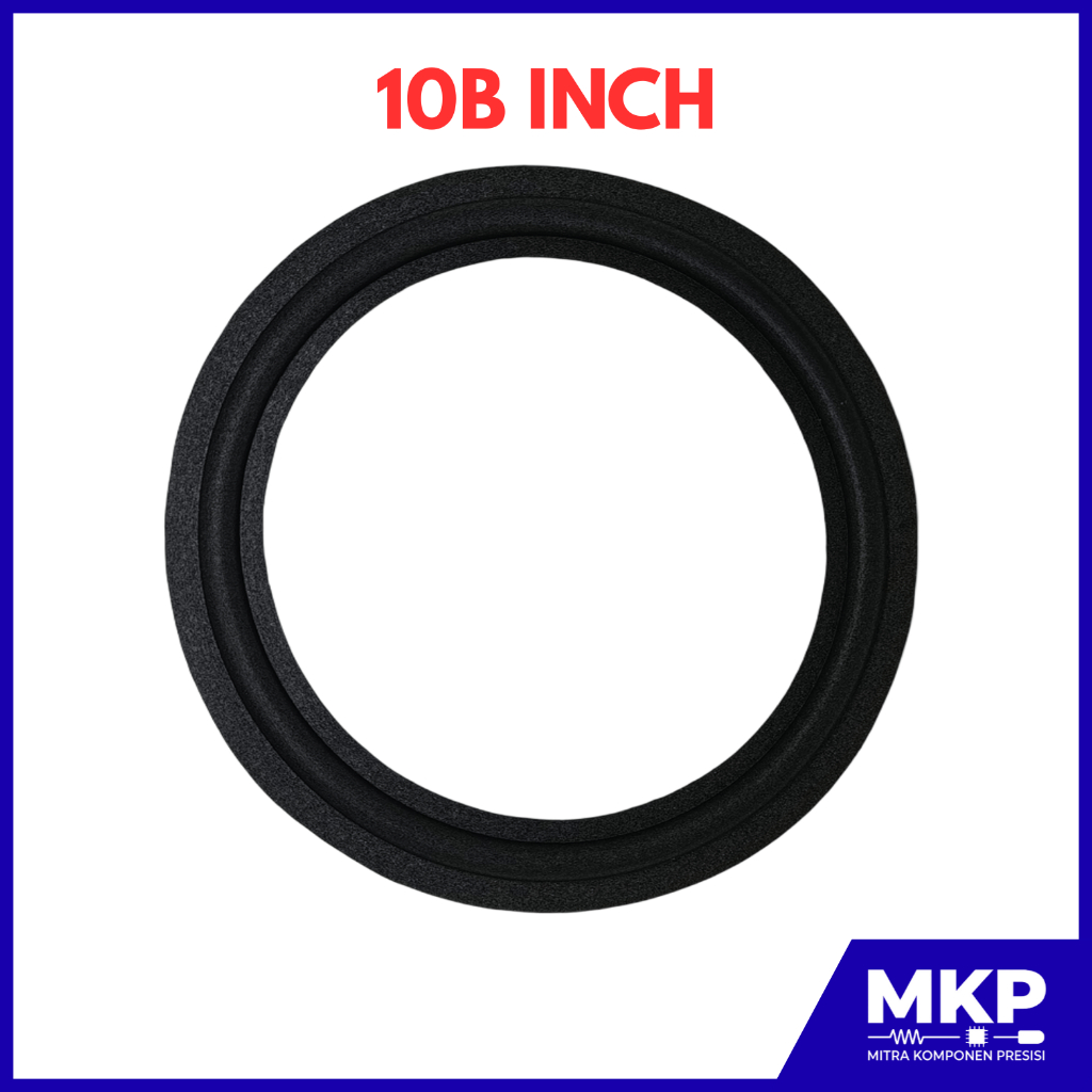 KARET WOOFER SPEAKER 10 INCH 10B RING SPON PINGGIRAN