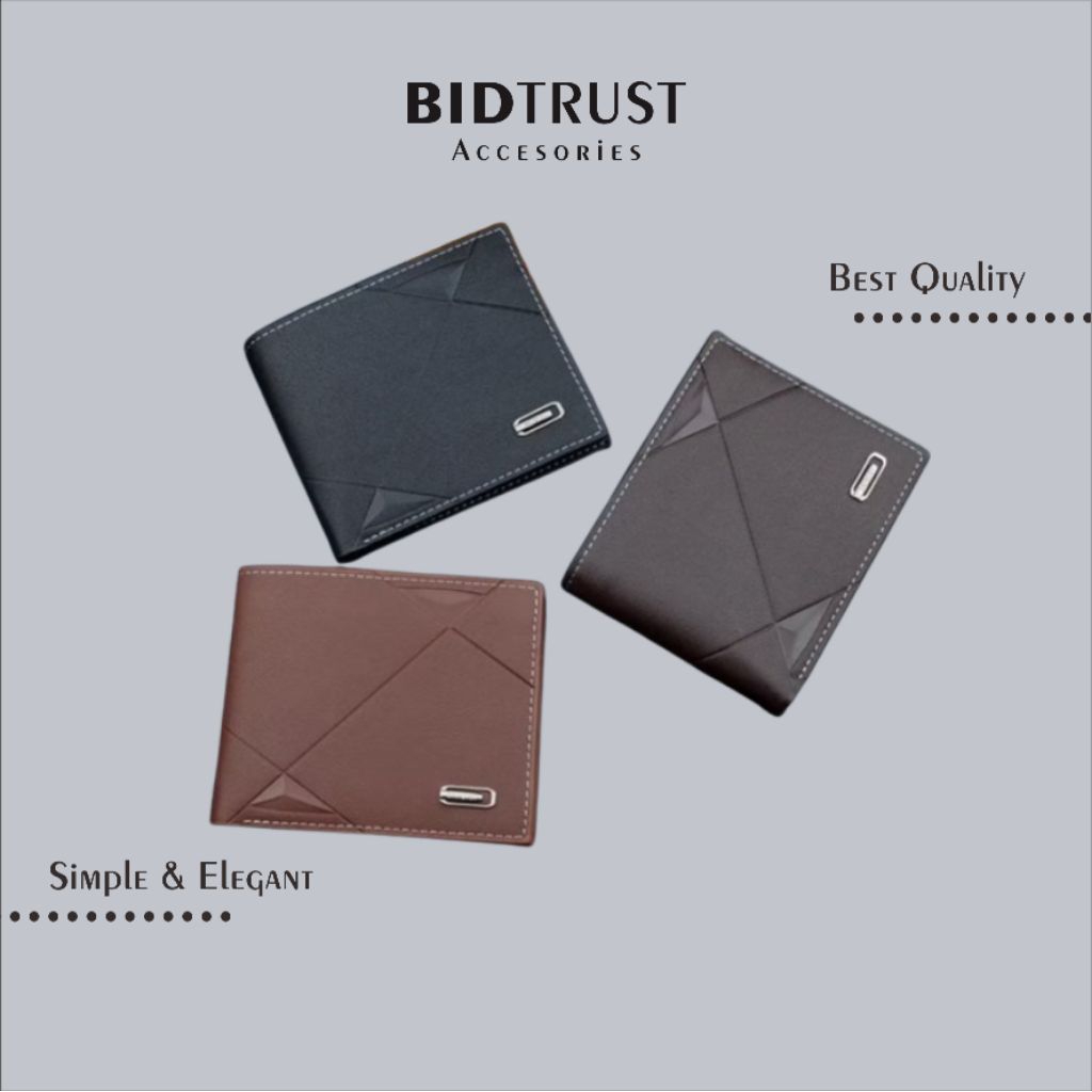 DOMPET RUBBER KULIT SINTETIS ELEGAN • Pria Wanita Cowo Cewe Cowok Cewek Laki Laki Perempuan Topi Pec