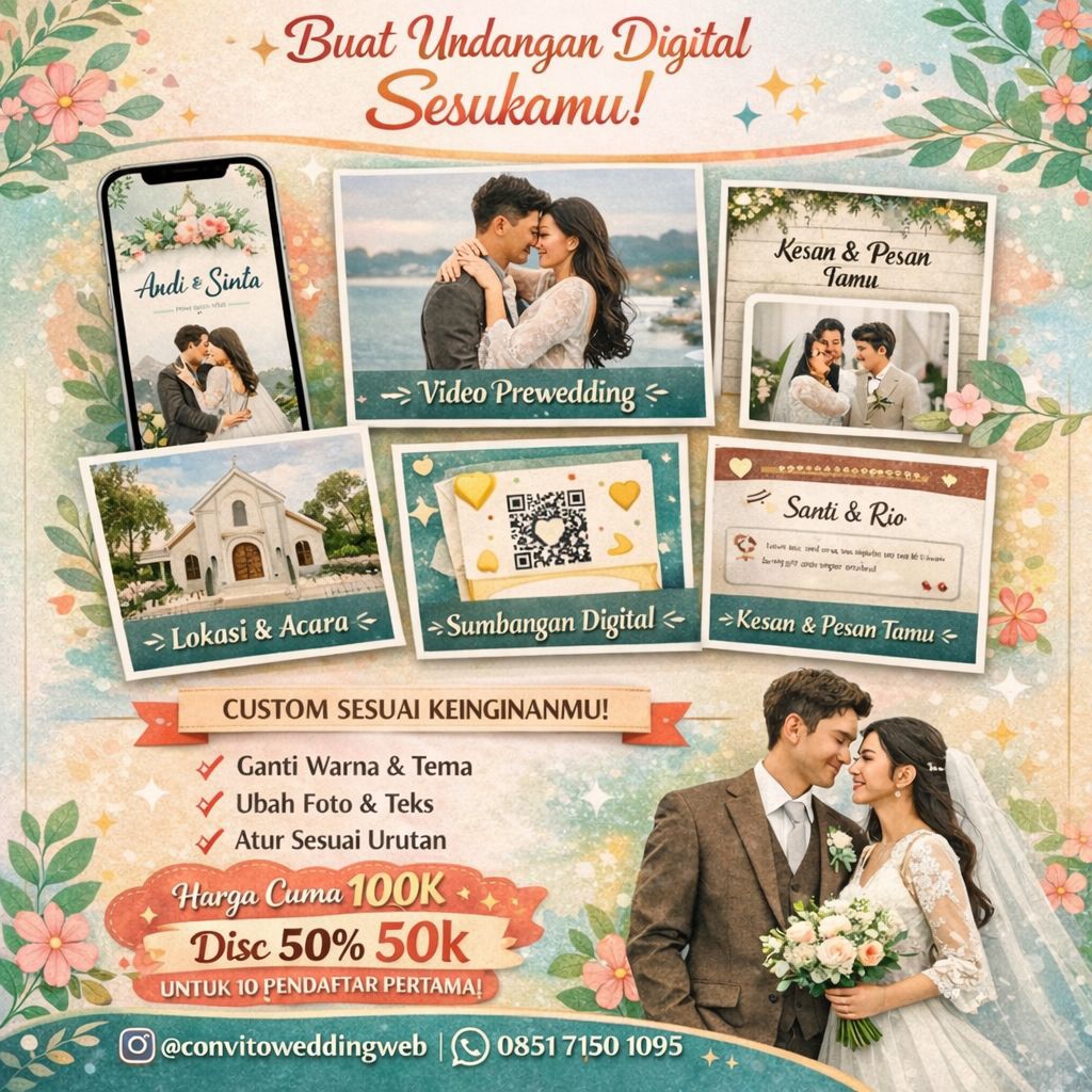 Wedding web invitation
