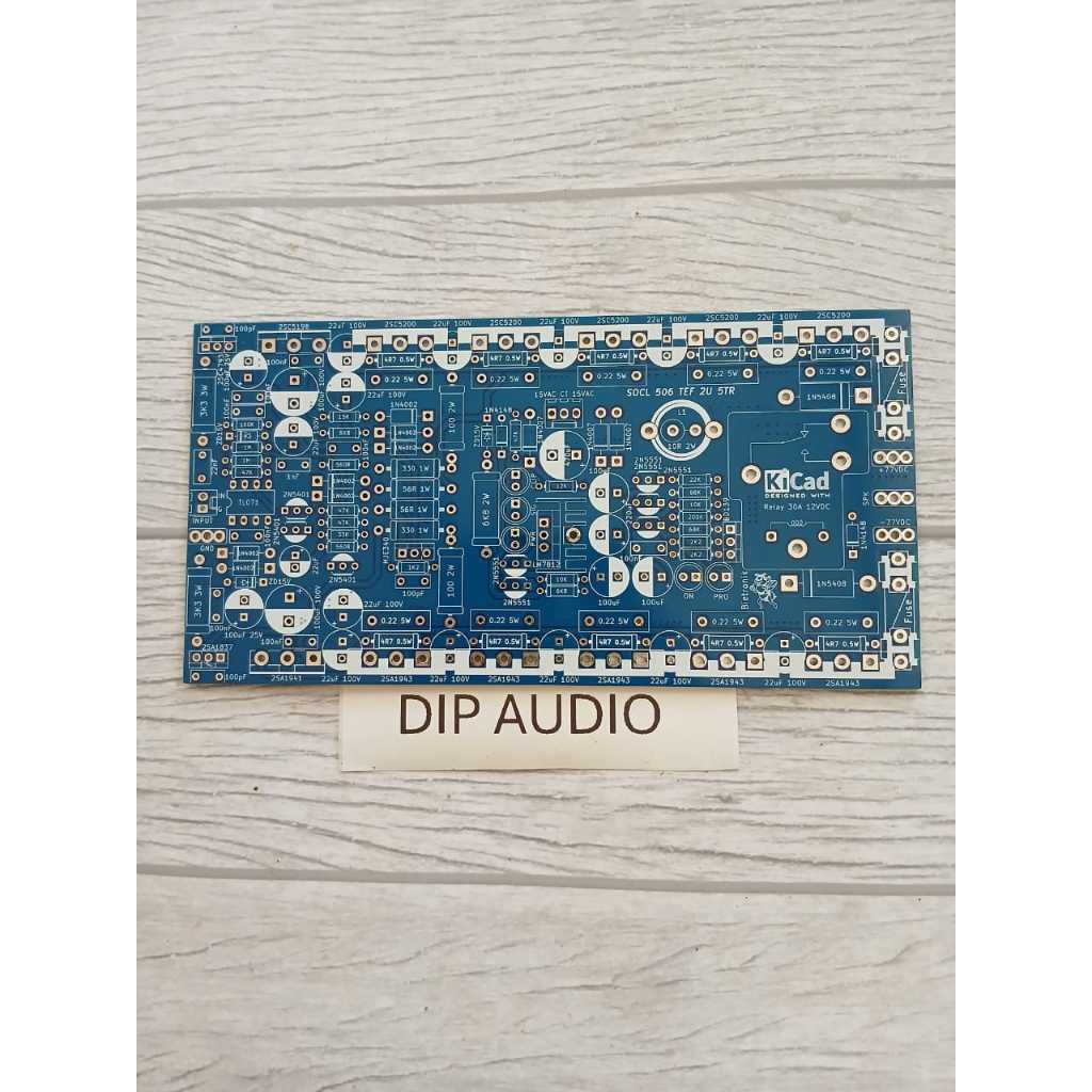 PCB SOCL 506 TEF AMP 2U 5 TR FINAL 15CM DOUBLE LAYER
