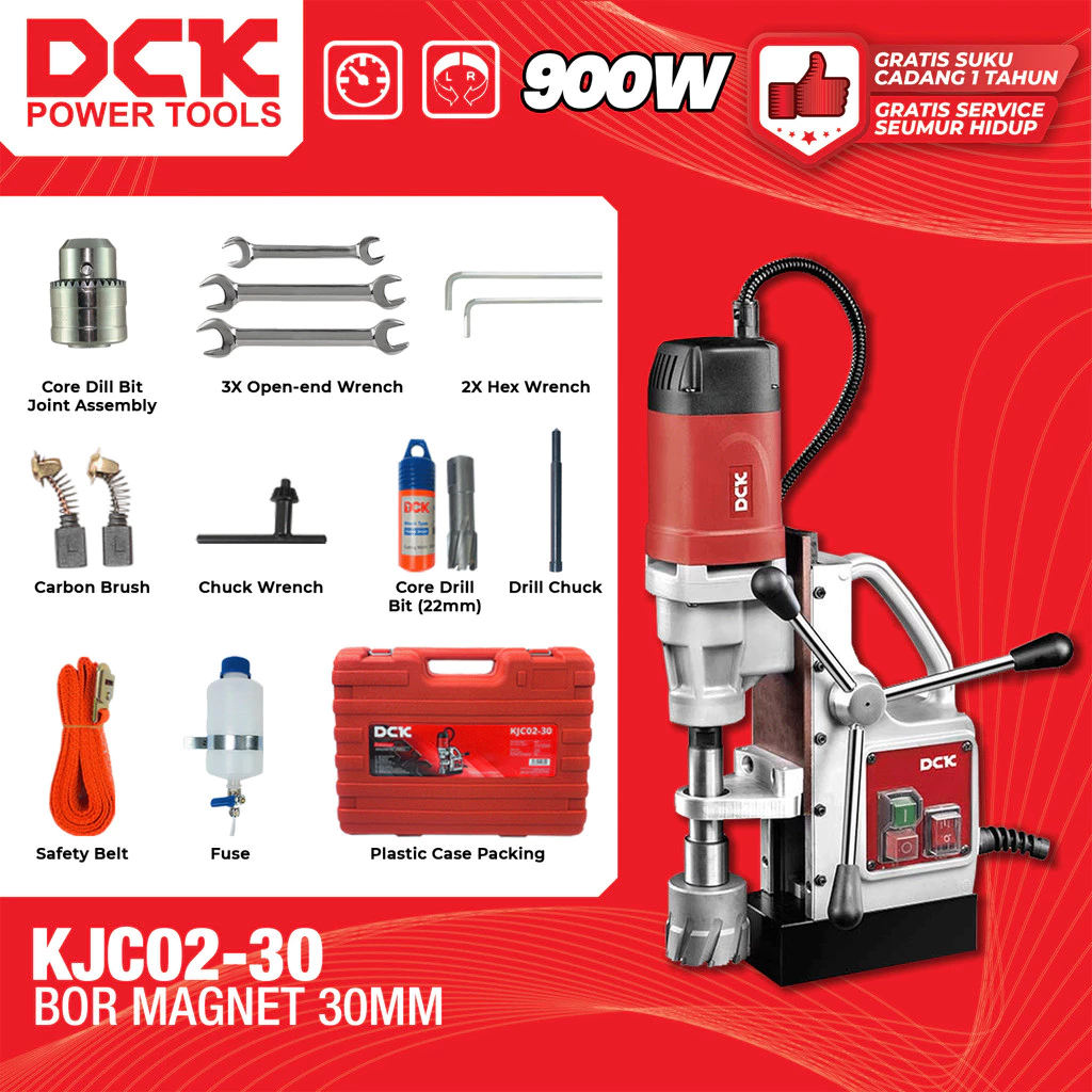 DCK KJC02-30 Bor Magnet 30mm - Magnetic Drill 30 mm DCK
