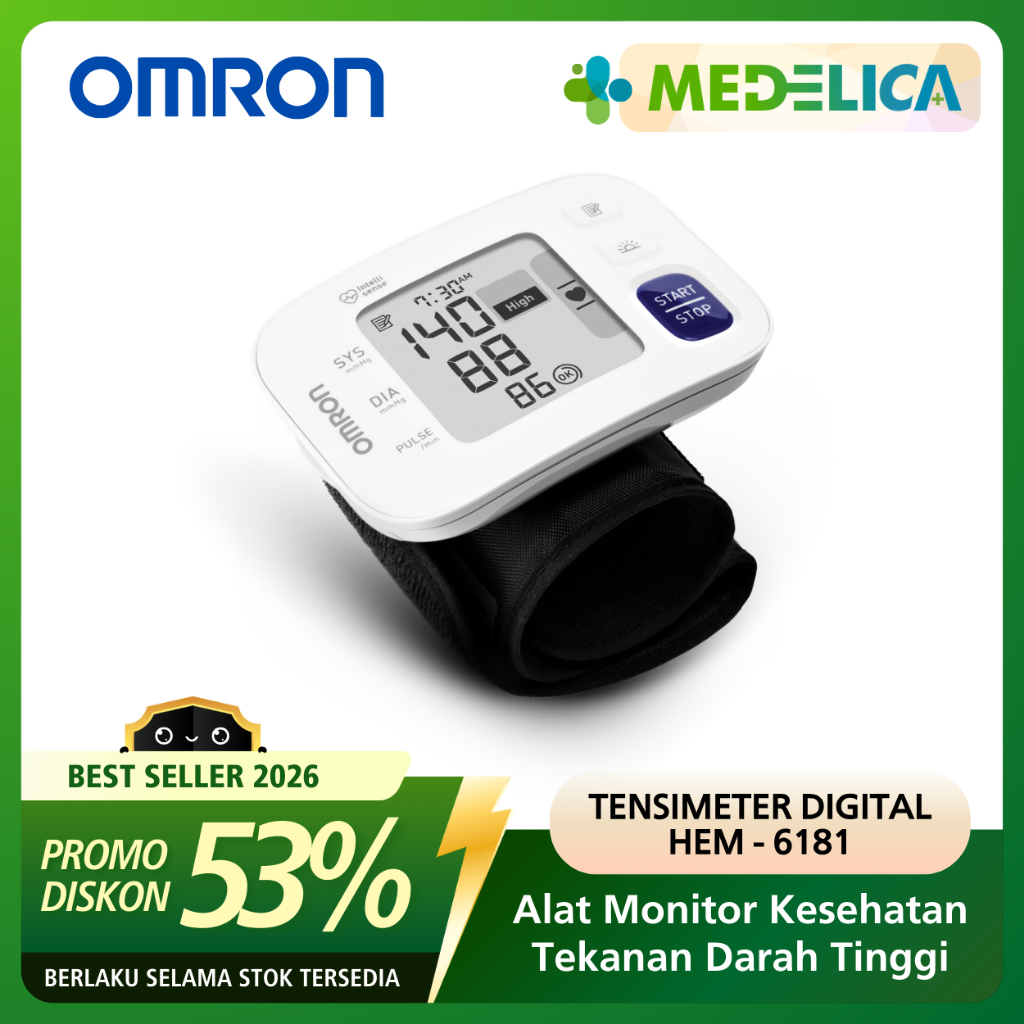 Tensimeter Digital OMRON HEM 6181 | Tensi Digital Omron Wrist