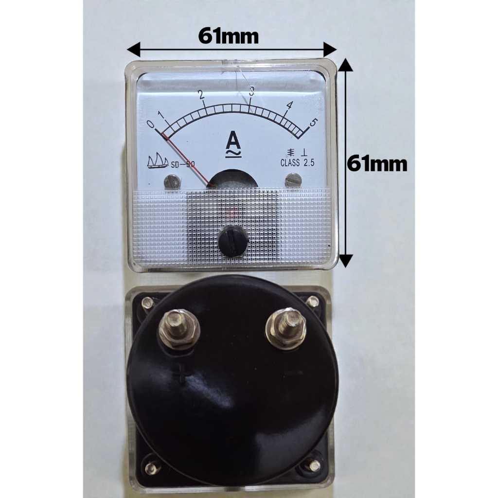 Ampere Meter Analog Amperemeter ANALOG DC 5A/5.000 mA Efisien Energi 007