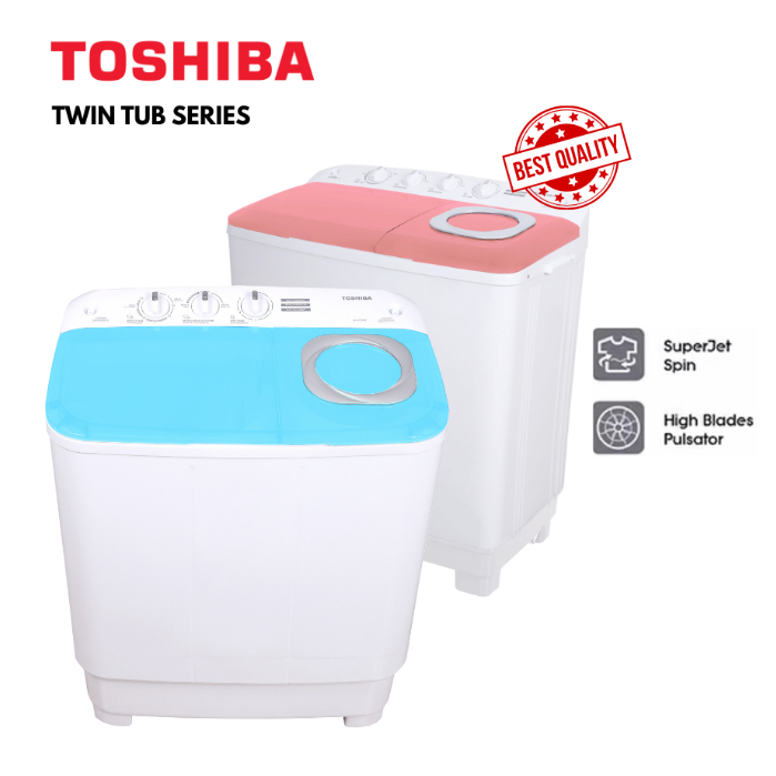 MESIN CUCI TOSHIBA 2 TABUNG VH-H95MN JUMBO TWIN TUB MURAH 95MN VH95MN DEPOK