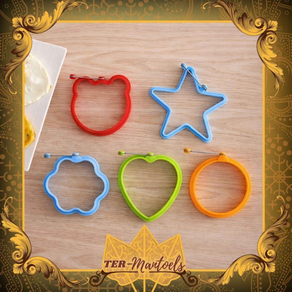 Alat Cetakan Telur /Cetakan Telur Ceplok / Cincin Telor Silikon