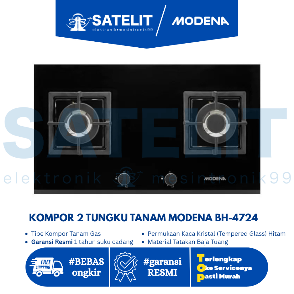 KOMPOR 2 TUNGKU TANAM MODENA BH-4724