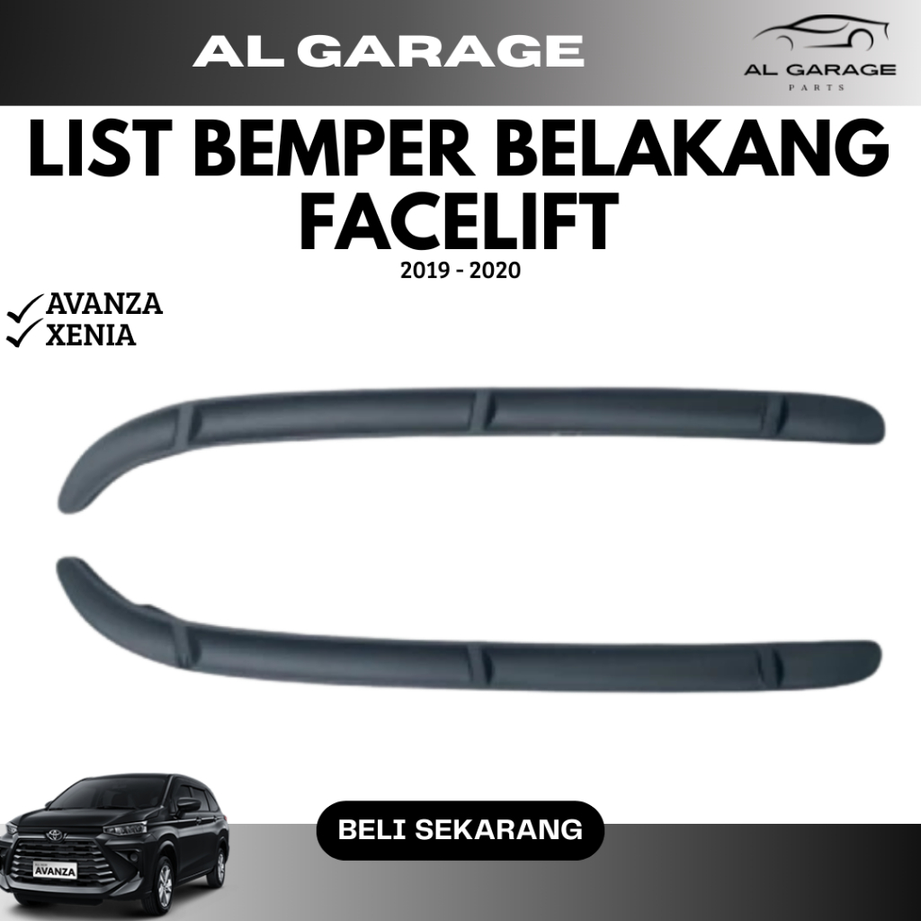 LIST BEMPER BELAKANG FACELIFT AVANZA XENIA 2019 - 2020