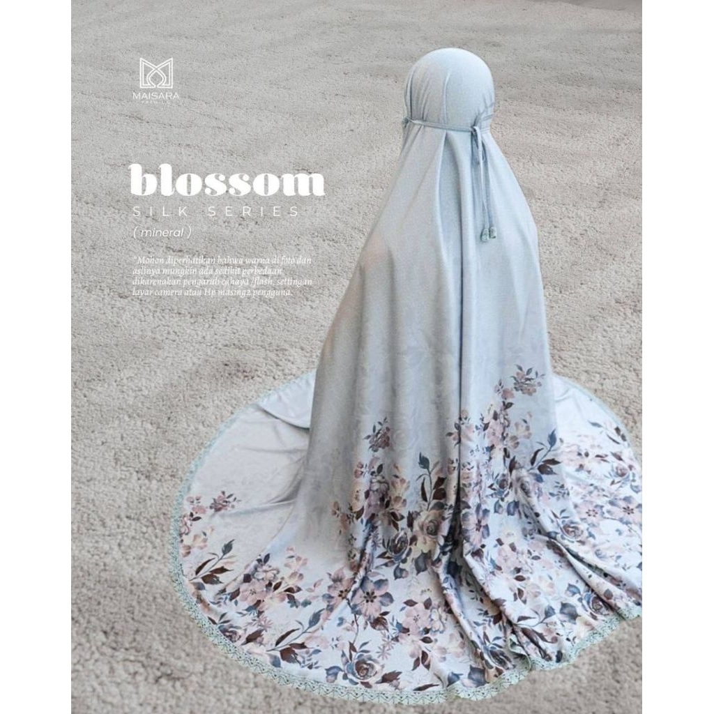 MUKENA SILK BLOSSOM SERIES| MUKENA SIMPLE DAN ELEGAN| PREMIUM