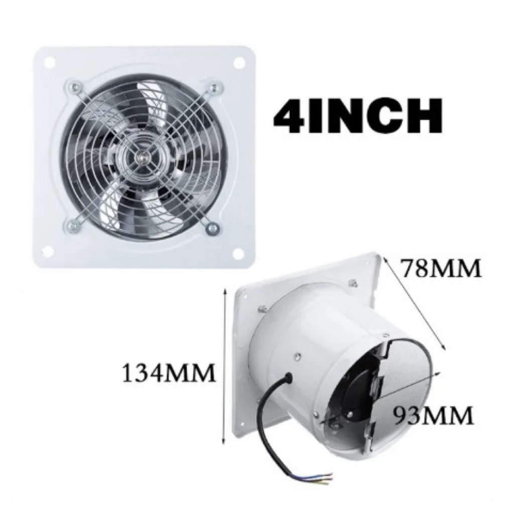 Exhaust fan Booster Fan Wall Duct Fan 4inch