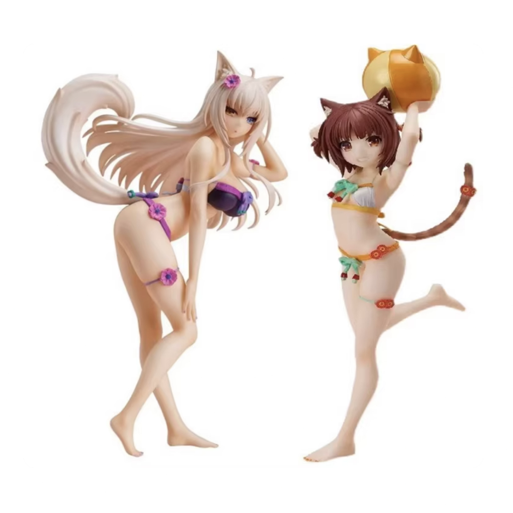 Nekopara Azuki & Coconut (Swimsuit Version) | Anime Action Figure (18+)