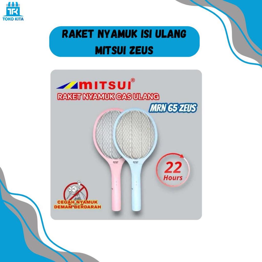 Raket Nyamuk Putih MRL 61 MITSUI - raket nyamuk listrik - raket nyamuk