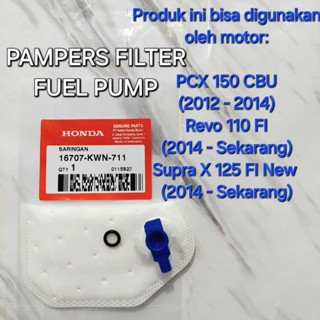 Pampers Filter Fuel Pump Pcx 150 Cbu Revo 110 FI Supra X 125 FI New Original 16707-KWN-711
