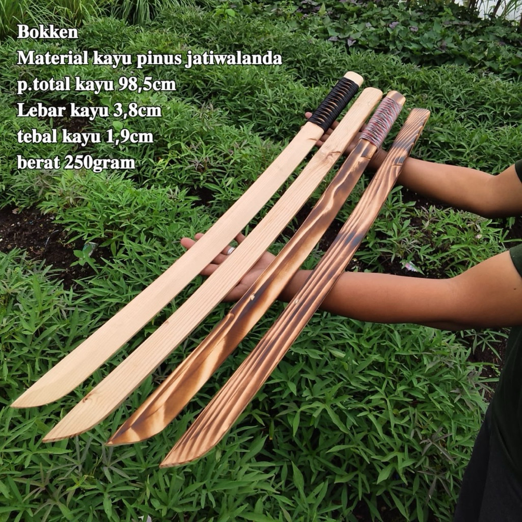 KATANA BOKEN KAYU UNTUK LATIHAN SAMURAI