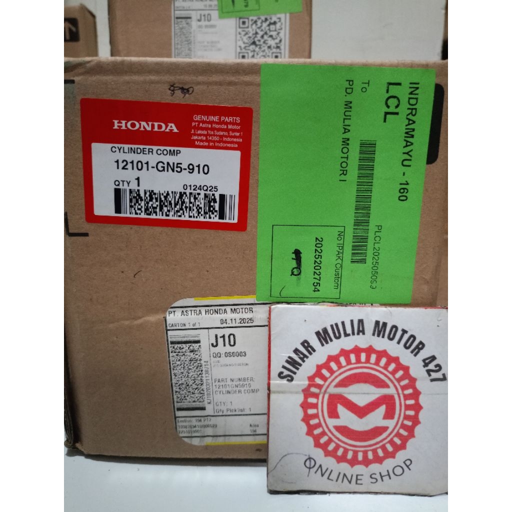 Cylinder Comp Blok Seher Block Piston Astrea Grand Impresa Supra 100 Ori AHM 12101GN5910