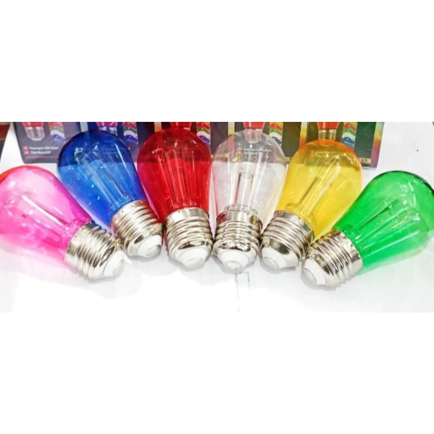 LAMPU LED HIAS 3 WATT / LAMPU CAFE TIPE 05 WARNA HARGA MURAH EKONOMIS / LAMPU DEKORASI WARNA-WARNI 3