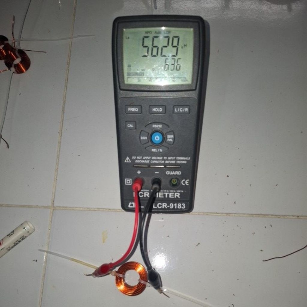 induktor coil lilitan crossover pasif 0,56mh 0,8mm