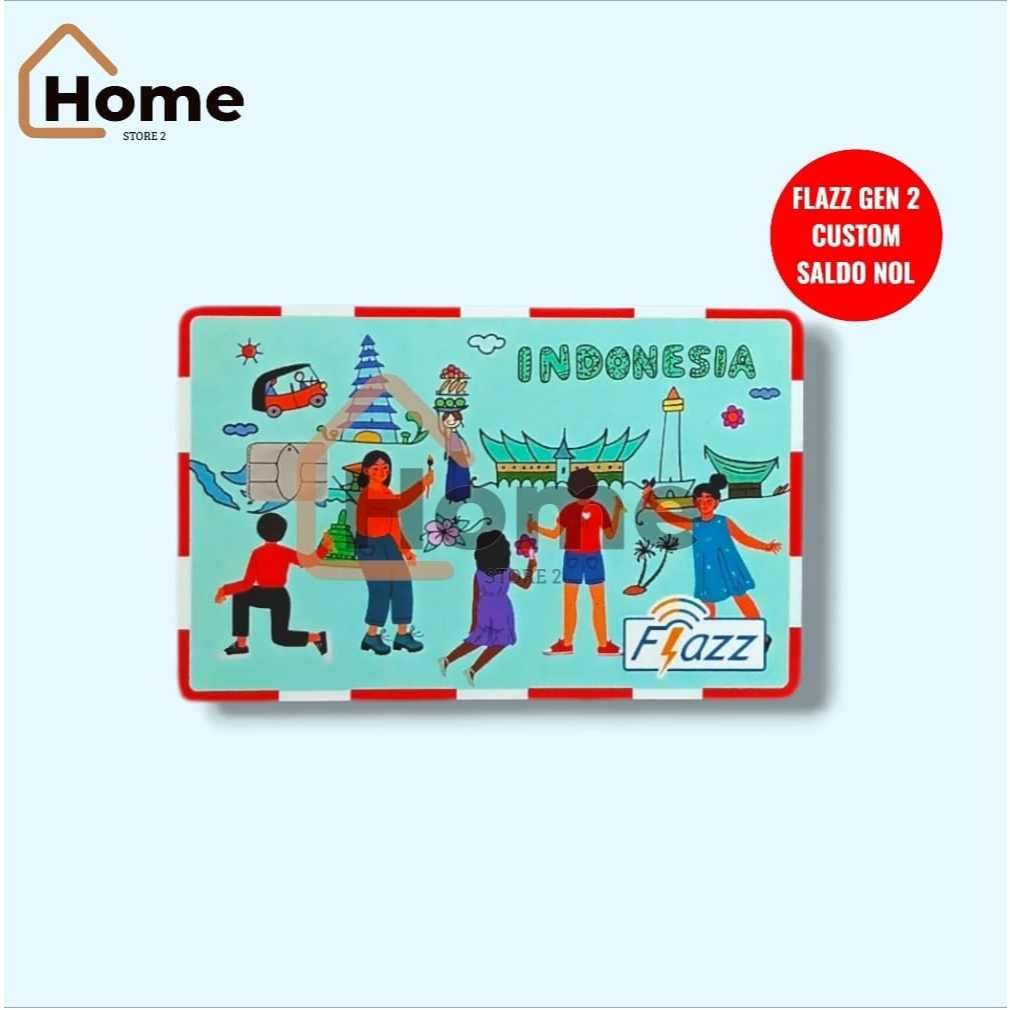 KARTU ETOLL FLAZZ BCA GEN 2 CUSTOM SUPPORT NFC - BUDAYA INDONESIA