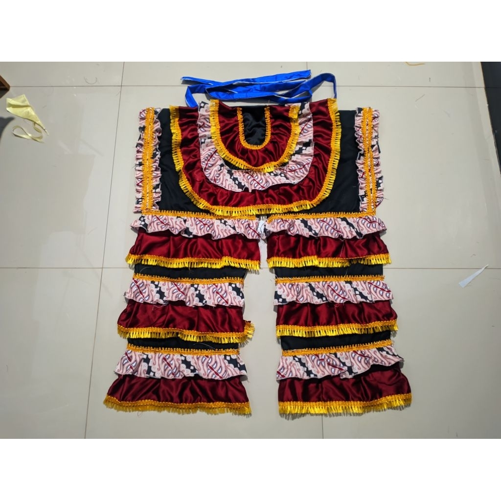 SUAL BARONGAN KAIN BATIK RENDA