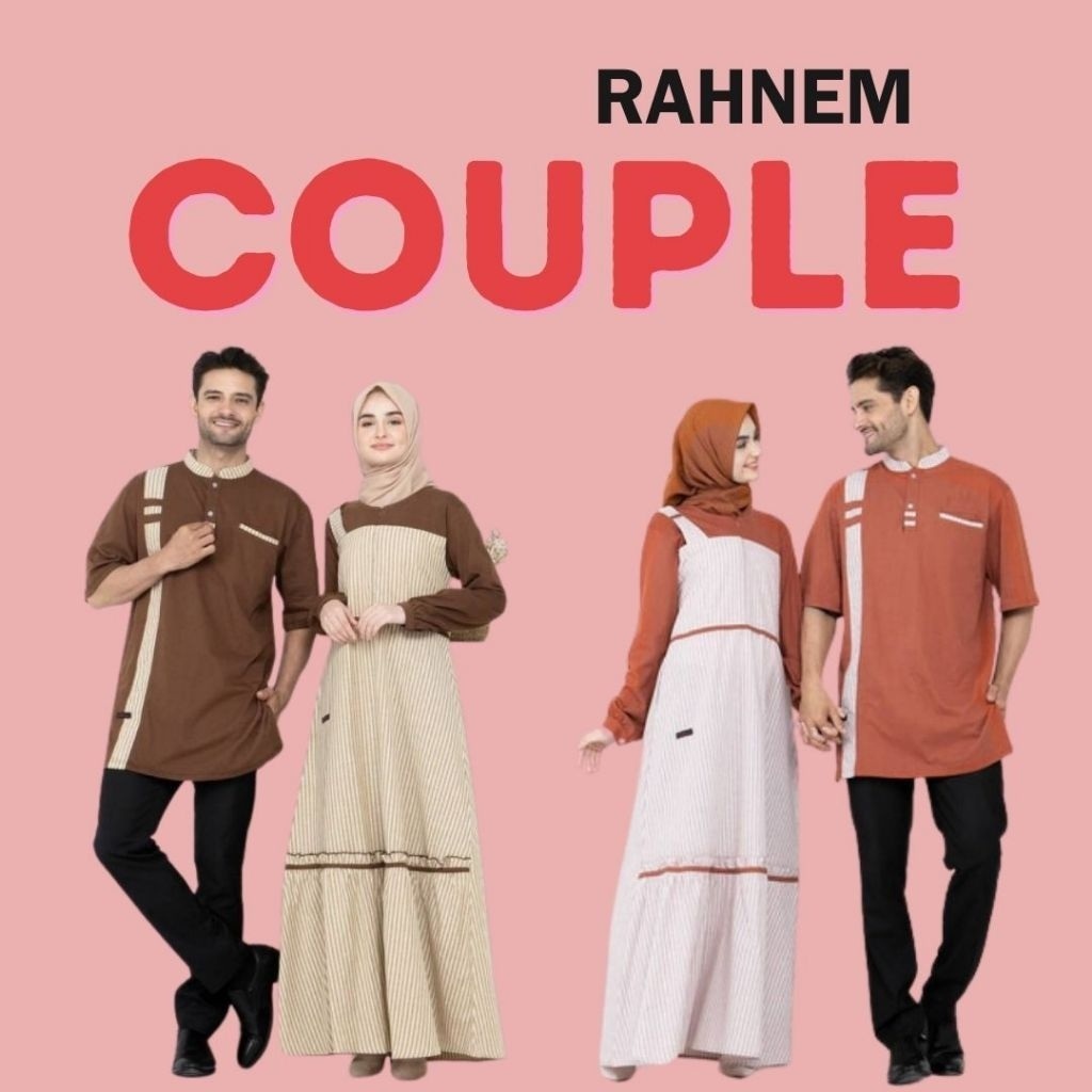 [CLEARANCE SALE] BAJU COUPLE RAHNEM ORI // GC 01 // KC 01 // GAMIS KOKO COUPLE // COUPLE LEBARAN // 