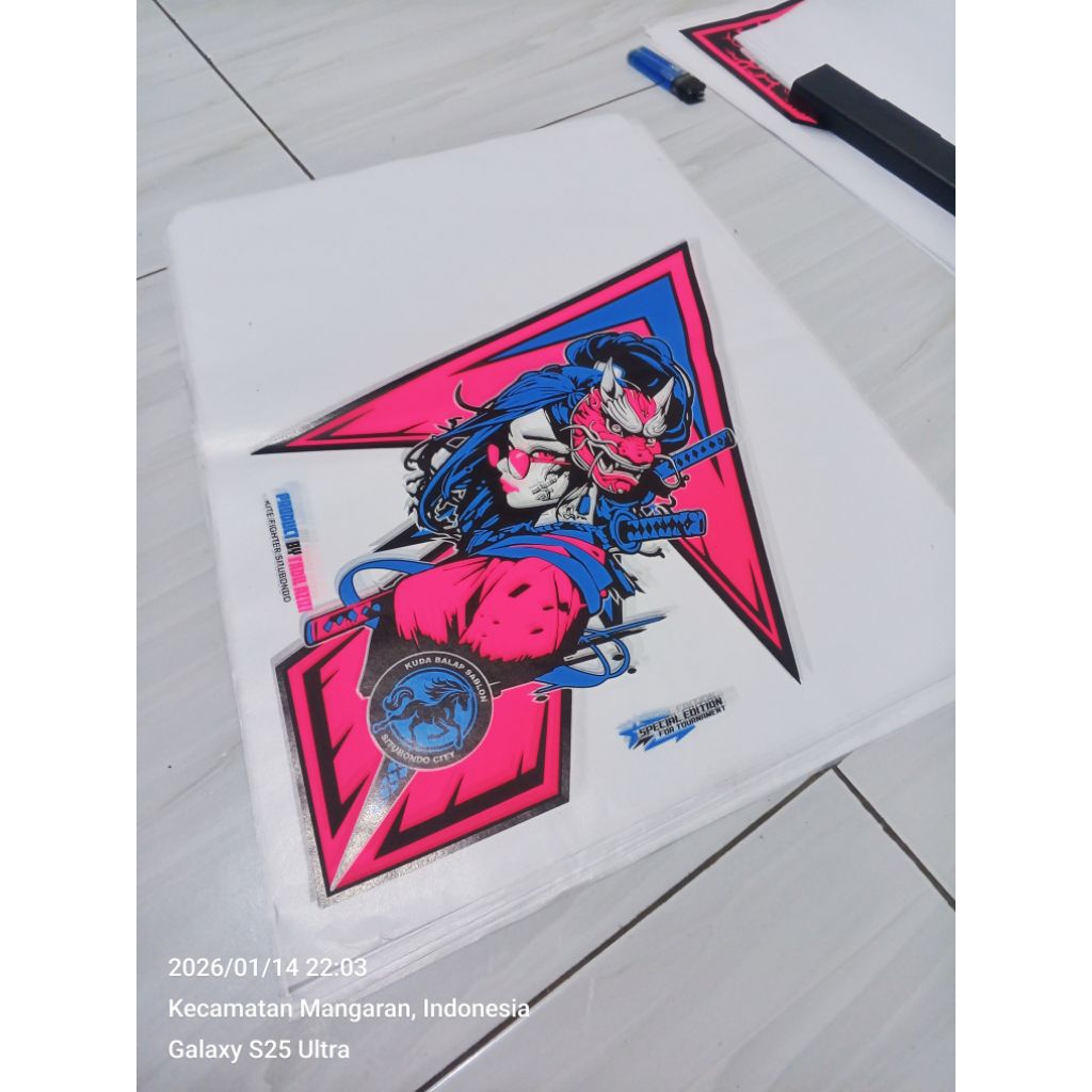 kertas layangan shukoi 3 warna geisha premium 25-50pcs (kertas saja)