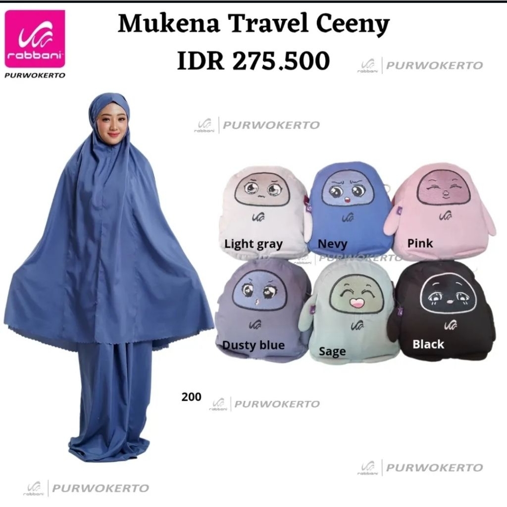 Rabbani | Mukena Ceeny | Mukena Rabbani Original