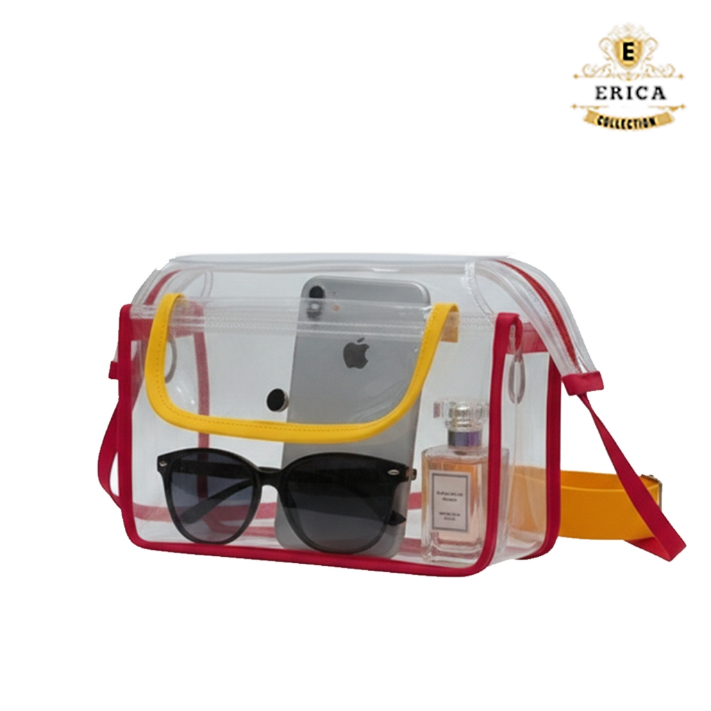 Erica Collection Tas Wanita Mika Rainbow Mika Pvc Tas Wanita selempang