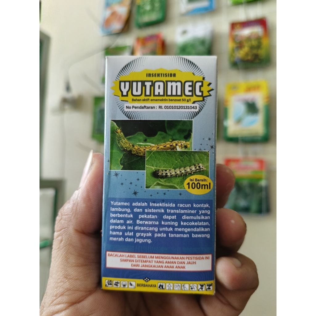 Insektisida YUTAMEC 50 EC - Obat Ulat Daun Buah Kemasan 100 ML