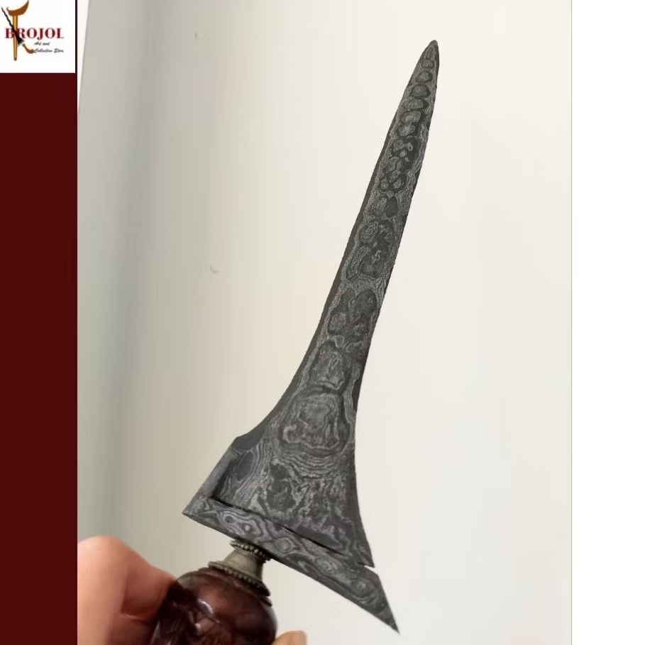keris sepuh Brojol pamor Melati Tumpuk warangka Gayaman full ukir | keris sepuh corok original di ja