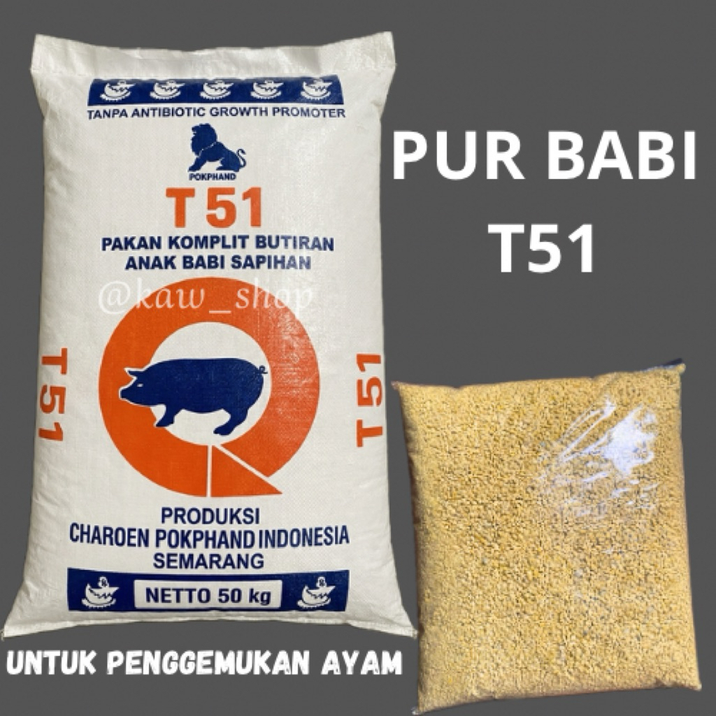 PUR BABI T51 Termurah Freshpack 1Kg