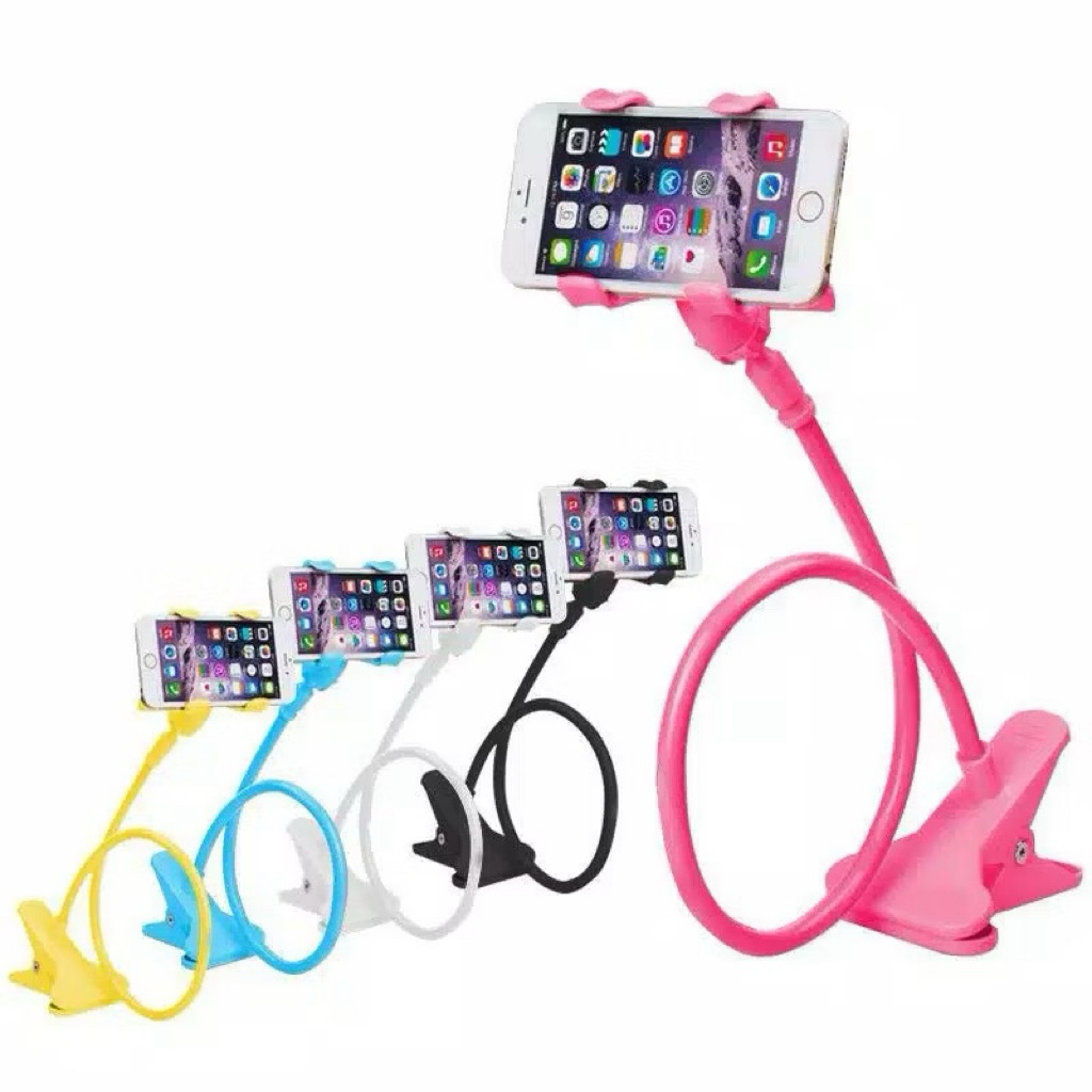 LAZYPOD  [ KHUSUS WARNA PINK ] JEPIT SIKU MEJA LAZYPOD STAND JEPIT PHONE HOLDER LAZY POD JEPIT DIMEJ