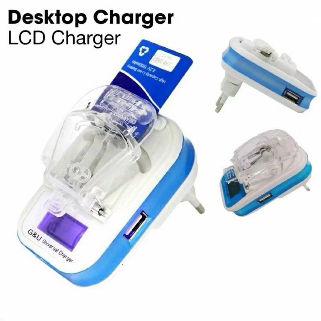 CHARGER KATAK KODOK | DESKTOP CHARGER JEPIT BATERAI