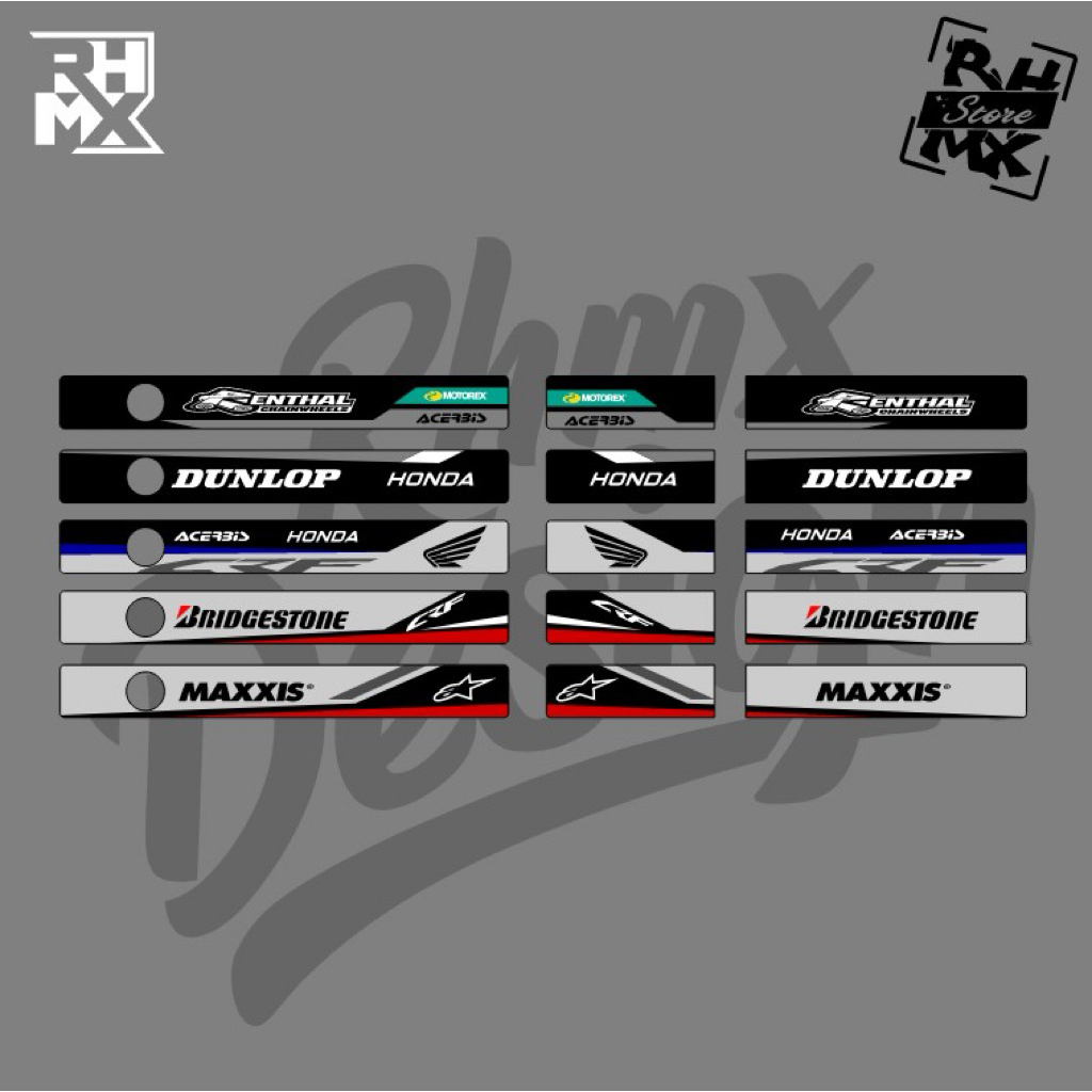 stiker swing arm crf 150l stiker arm crf150 L bisa request khusus pesanan custom stiker lengan ayun 