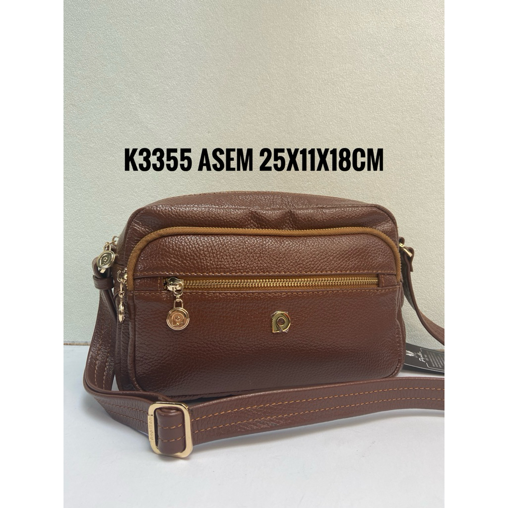 k3355 tas Papillon bahan kulit asli original