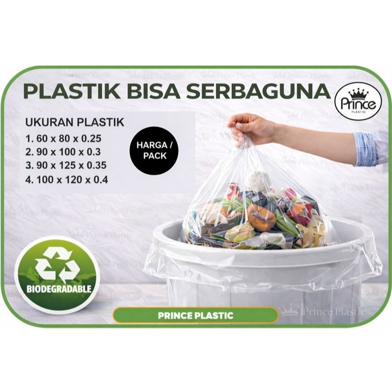 Plastik Sampah Bening I Kantong Plastik Sampah Bening/Transparant