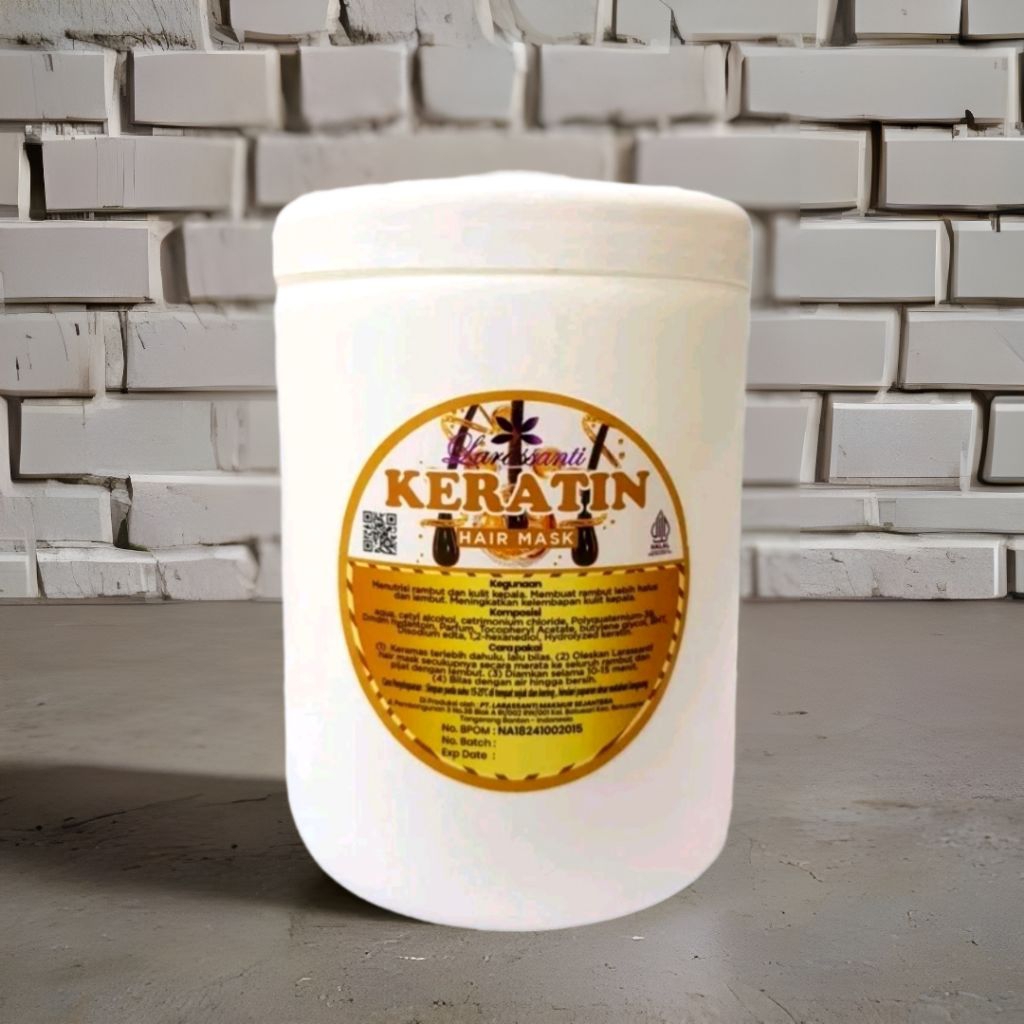 HAIR MASK SALON KERATIN RAMBUT TREATMENT RAMBUT POT 1KG BPOM