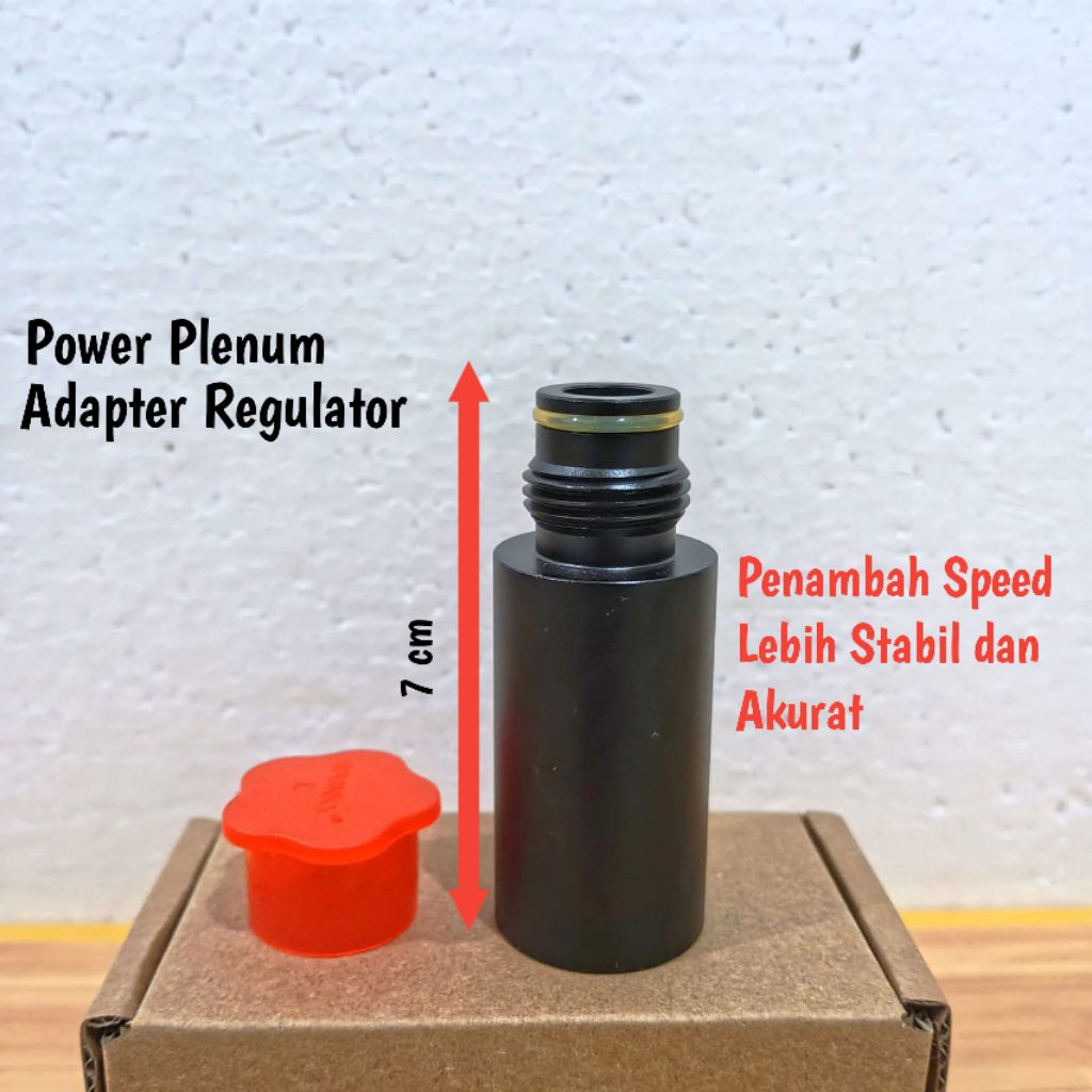 Power Plenum, Adapter Regulator PCP, Power Plenum PCP, Asli Import 100%, Penambah Speed PCP