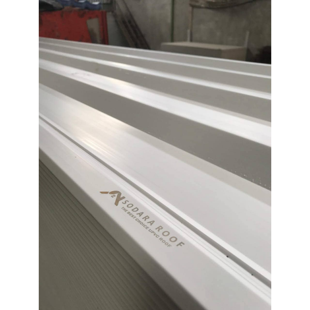 Atap Upvc Double Layer tebal 10 mm merek sodara roof