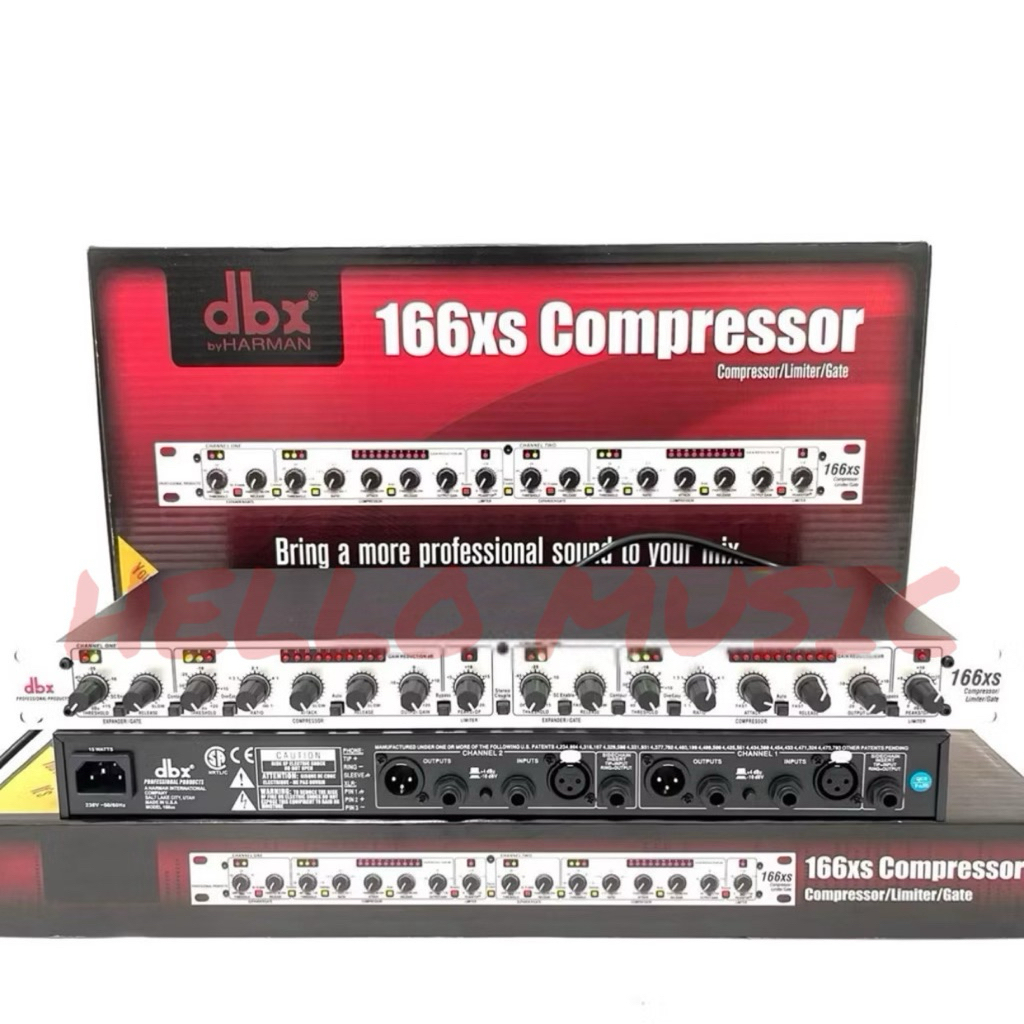 Compressor Limiter Dbx 166XS Grade A Compresor 166 Xs