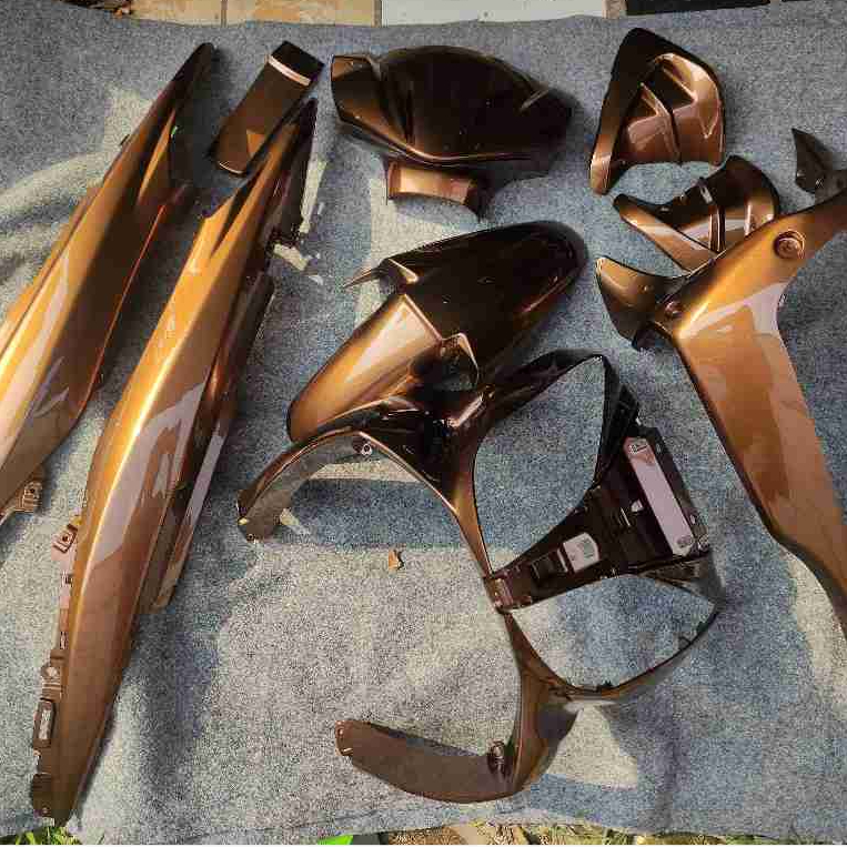 Cat titanium moca/brown/coklat berkualitas